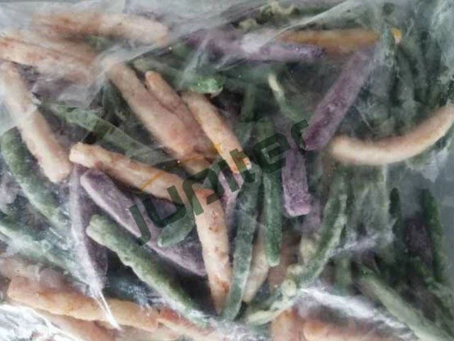 Frozen Vegetables Chips-Purple Potato With Carrot And Green Bean